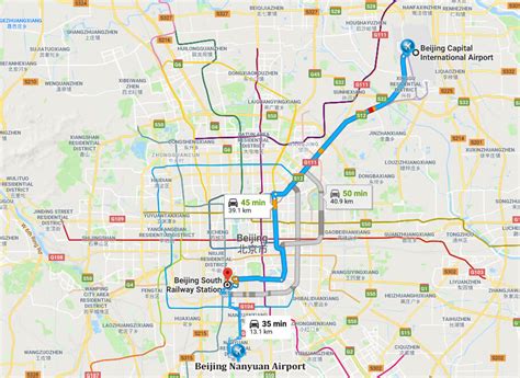 Beijing South Station Map