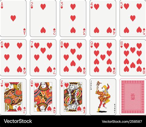 Playing cards Royalty Free Vector Image - VectorStock