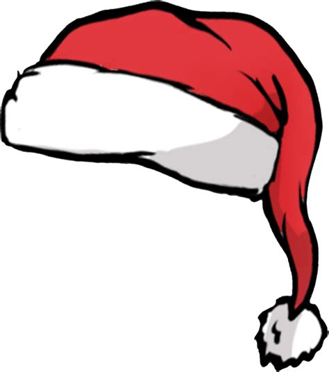 Download Transparent Transparent Cartoon Santa Hat Png - PNGkit