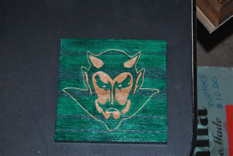 Painted Red Oak with a Greeneville High School logos. Greeneville, Red ...