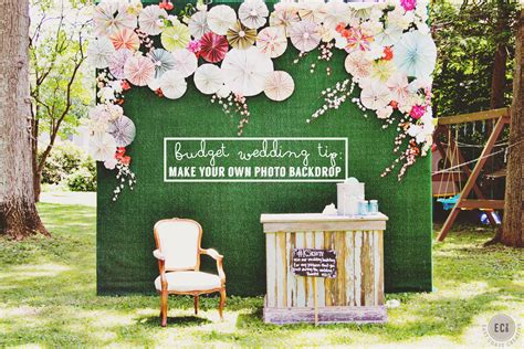 DIY Photo Booth Backdrop – “Knock It Off!” Wedding | East Coast Creative