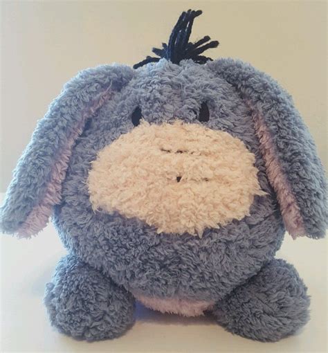 Round Baby Eeyore Plush Disneyland Walt Disney World Parks Detachable ...