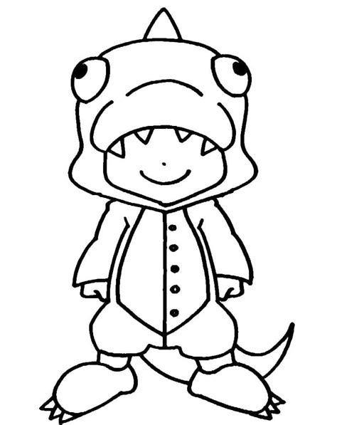 Free Fire Dino coloring page - Download, Print or Color Online for Free