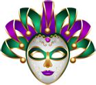 Green Purple Carnival Mask Transparent PNG Clip Art Image | Gallery ...