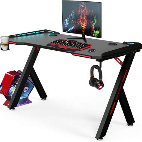 RGB Lighting Home Office Desk Gaming Desk