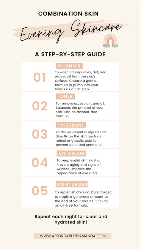 Skincare Routine for Combination Skin - Step by Step Guide