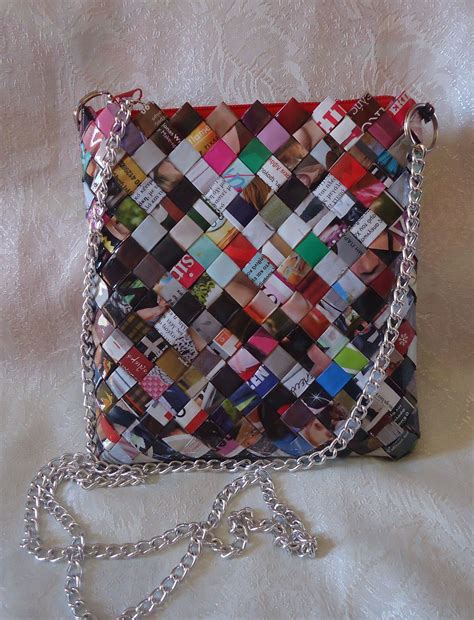 recycled bags out of newspaper and magazines | Recycle bag, Bags, Tote ...