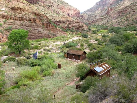 Cottonwood Campground on the North Kaibab Trail in the Grand Canyon - Grand Canyon National Park ...