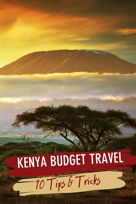 Kenya Budget Travel: 10 tips & tricks | Budget travel, Africa travel, Travel