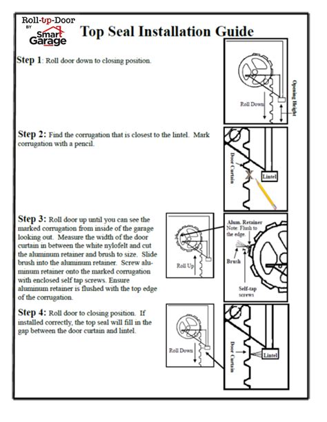 Roll Up Door Installation Manual