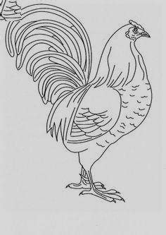 Rooster Outline Drawing at PaintingValley.com | Explore collection of Rooster Outline Drawing