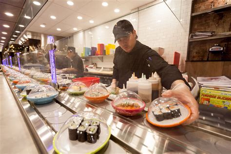 Everything you need to know about YO! Sushi NYC, the conveyor belt ...