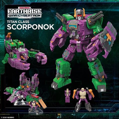 Transformers War For Cybertron Earthrise Titan Scorponok – Kapow Toys