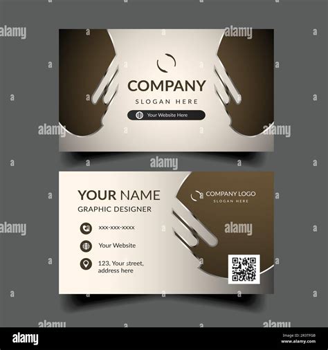 Business Card Design Template Stock Vector Image & Art - Alamy