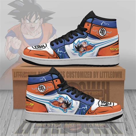 Son Goku Shoes Custom Dragon Ball Z Anime JD Sneakers – Littleowh