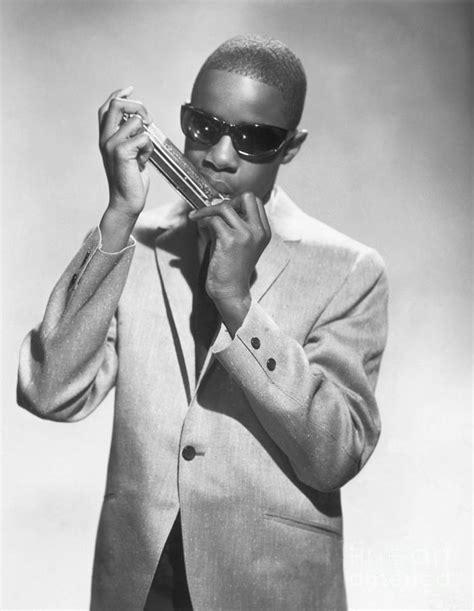 Stevie Wonder Playing Harmonica Photograph by Bettmann - Pixels