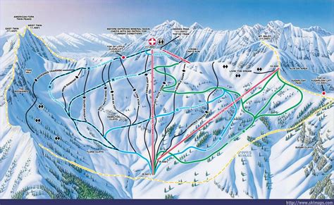 Snowbird Piste Map / Trail Map