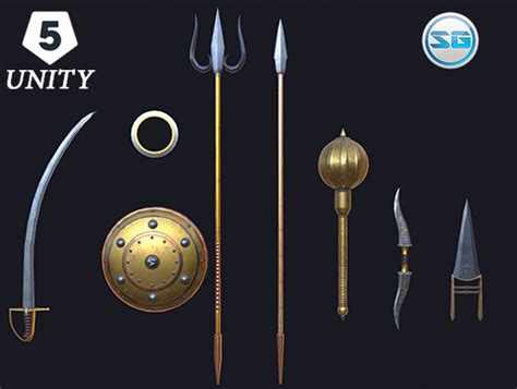 Ancient Asian-Indian Weapons | 3D 武器 | Unity Asset Store