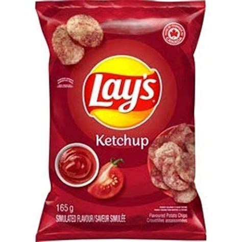 Buy AZPantry Canadian Lays Ketchup Chips 1 Pack 165g, Comes in a Crush ...