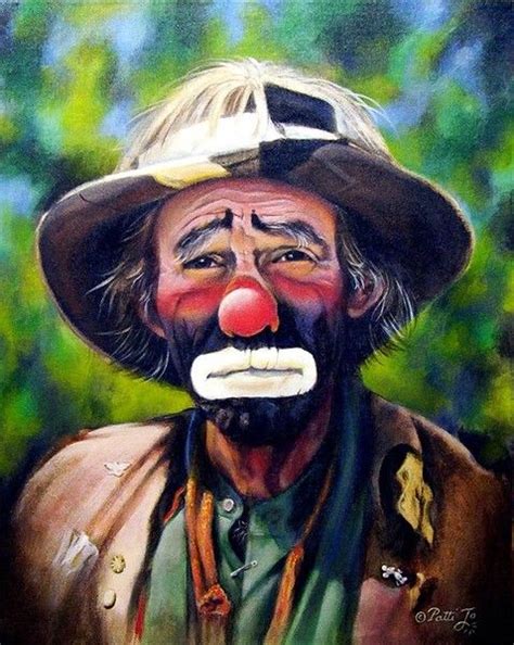 The Emmett Kelly, Jr by Patti Jo | ArtWanted.com | Famous clowns, Clown ...