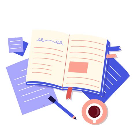 studying book illustration 18246021 PNG