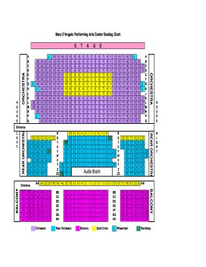 Overture Center Seating Chart - Fill Online, Printable, Fillable, Blank ...