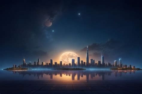 Cityscape Night Background Graphic by mimishop · Creative Fabrica