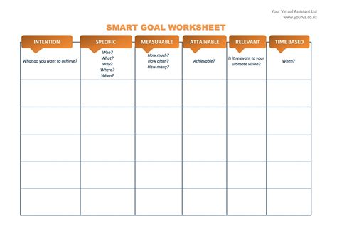 45 SMART Goals Templates, Examples & Worksheets ᐅ TemplateLab