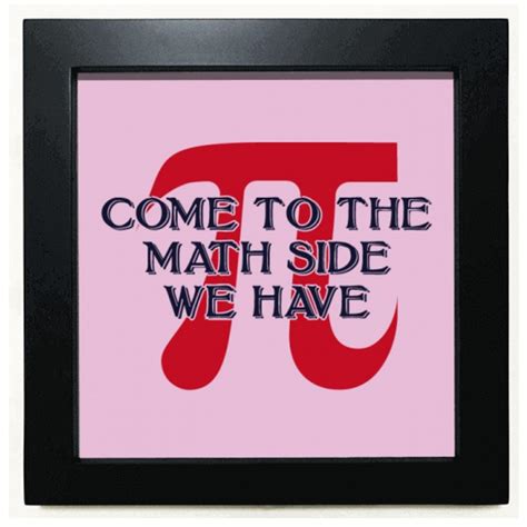 Calculation Perimeter Mathematical Pi Black Square Frame Picture Wall Tabletop - Walmart.com