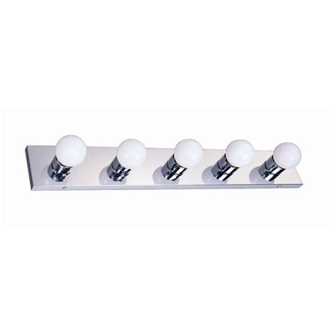 Design House 5-Light Polished Chrome Vanity Light-509653 - The Home Depot