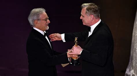 Christopher Nolan Oscar speech: Steven Spielberg gives Best Director to ...