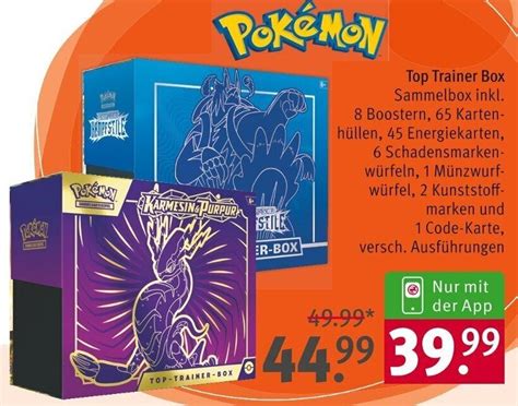 Pokémon Top Trainer Box Angebot bei Rossmann