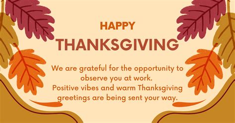 Thanksgiving Messages & Wishes for Employees In 2022 - Traicie