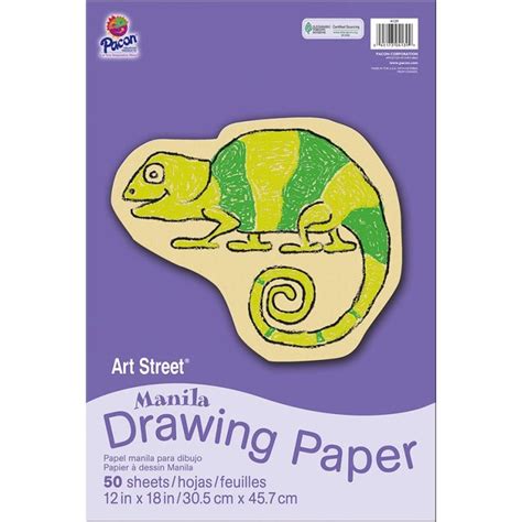 Art Street® Manila Drawing Paper, 12 x 18 inches, 50 Sheets | Mardel