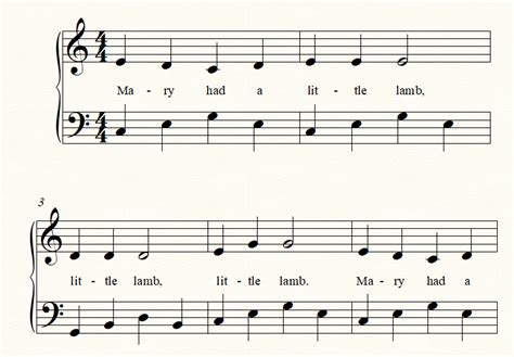 Mary Had a Little Lamb for Beginner Piano -- How to Add Chords