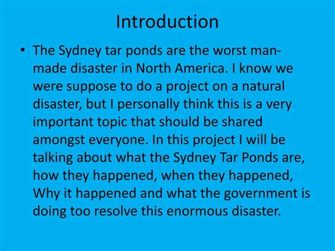 PPT - Sydney Tar Ponds PowerPoint Presentation, free download - ID:6733150