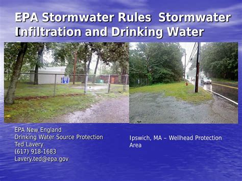 EPA Stormwater Rules Stormwater Infiltration and Drinking Water ...