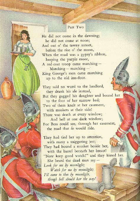 The Highwayman (Alfred Noyes) 1906 | Childrens poetry, Childrens poems ...