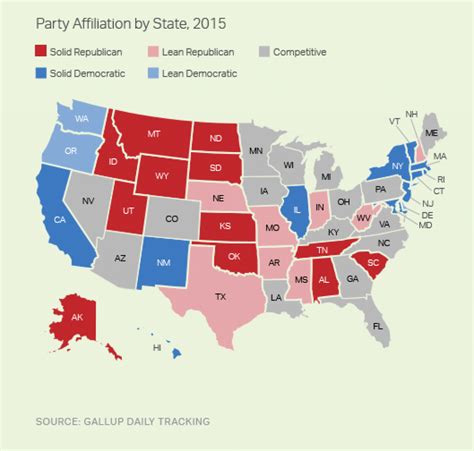 Republican States Map - Printable Map