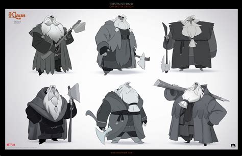 KLAUS (NETFLIX) - TORSTEN SCHRANK CHARACTER DESIGN