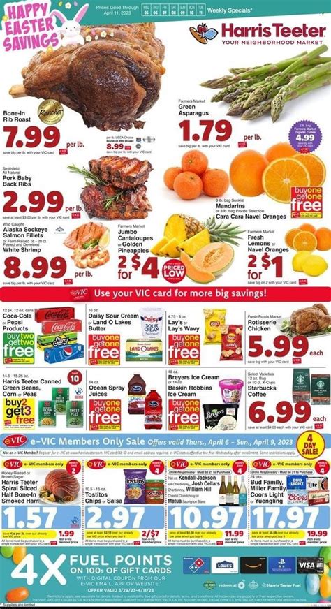 Harris Teeter Weekly Ad Flyer Specials April 5 to April 11, 2023