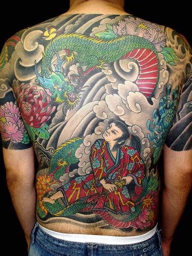 Back Piece Japanese Samurai Tattoos For Men | zentrader