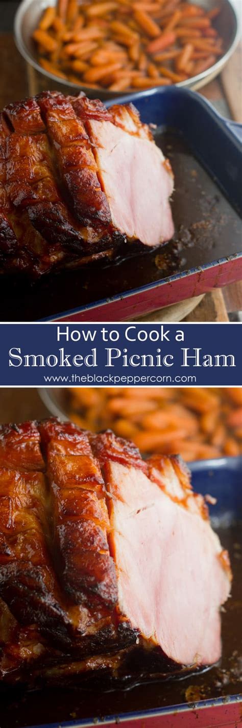 How to Cook a Picnic Ham Recipe -Roast Smoked Pork Shoulder