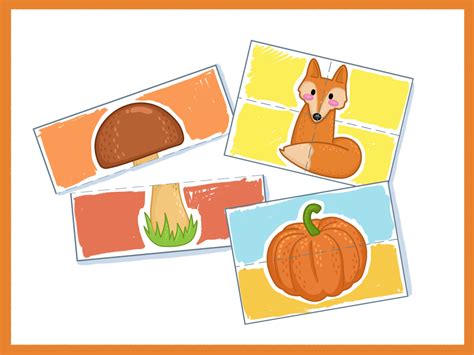 Printable autumn puzzles for kids | Amax Kids