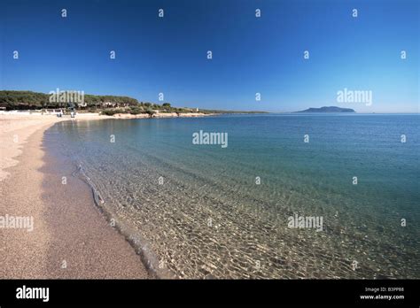 Beach, Lido del Sole, Olbia, Sardinia, Italy Stock Photo - Alamy