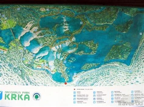 Krka National Park map | National parks map, Krka national park, National parks