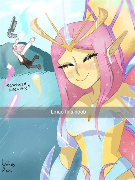 Fighting Empress of Light is suffering (Artwork is by pixie) : r/Terraria