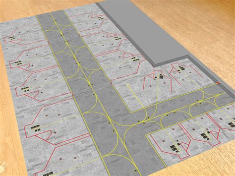 Model Airport layout sheet for 1/400 and 1/500 Scale model | Etsy