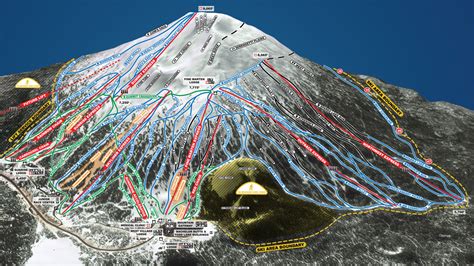 Mt. Bachelor Trail Map - FREESKIER