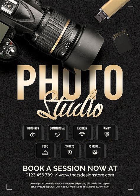 Photography Flyer Template Psd Free